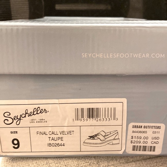 SEYCHELLES Final Call Loafers Greige Size US 9 - Picture 8 of 8